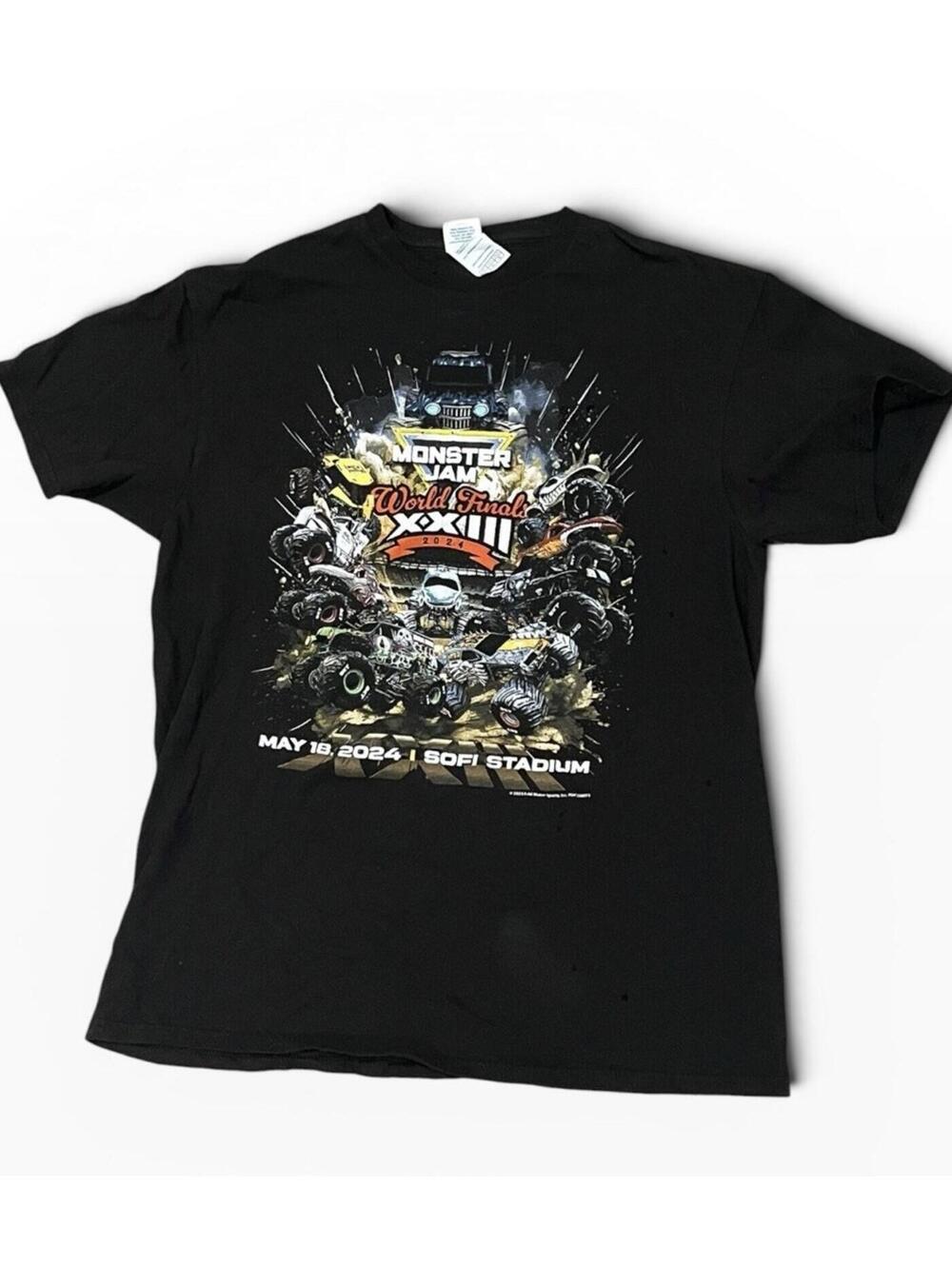 Monster Jam World Finals XXIII 2024 SoFi Stadium Shirt Mens L